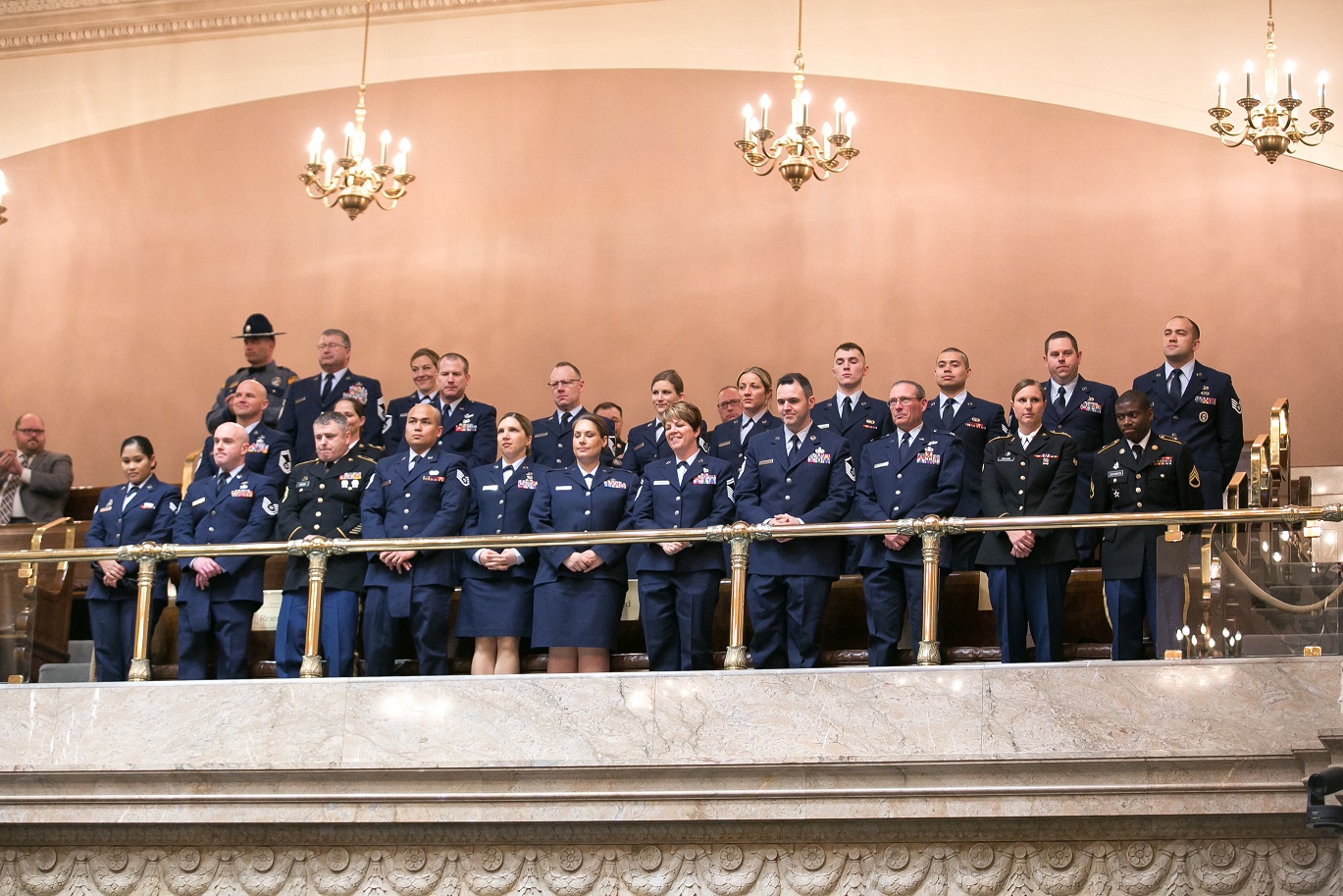 Legislators, governor honor Guard during 'Guard Day' at Legislature ...