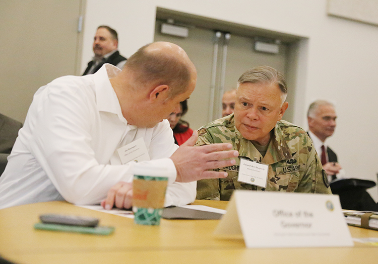 Focus on recovery needs at winter tabletop exercise Washington State Military Department