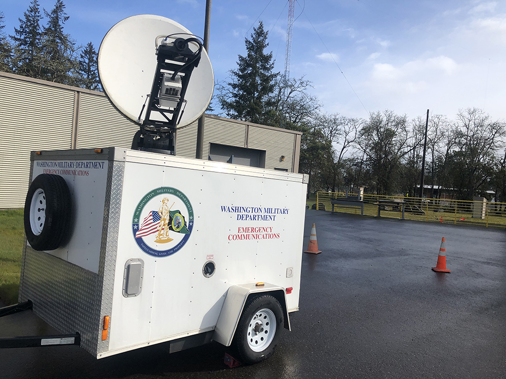 WA EMD tests satellite internet backup systems at state EOC