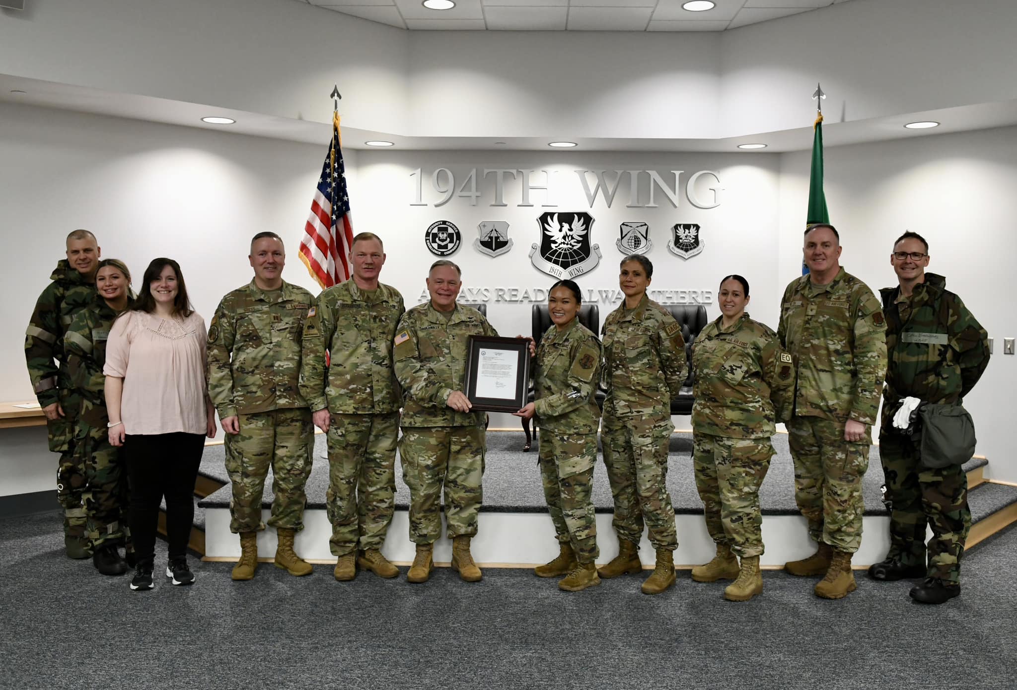 Washington National Guard Wing receives National-Level Diversity Award  Washington  State Military Department, Citizens Serving Citizens with Pride & Tradition